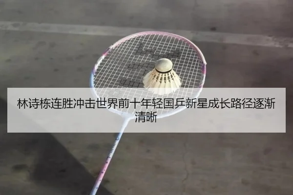 林诗栋连胜冲击世界前十年轻国乒新星成长路径逐渐清晰